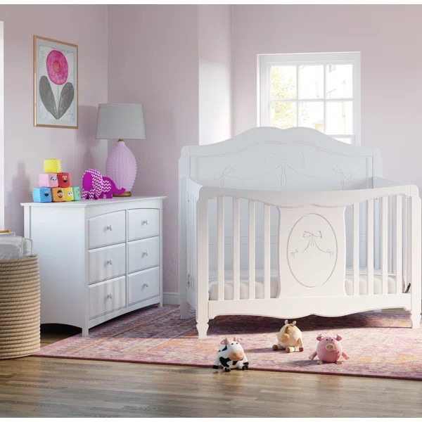 Princess Convertible Standard Nursery Furniture Set | Wayfair North America