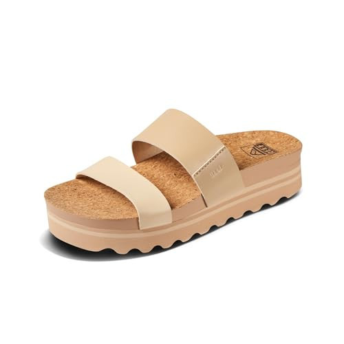 Reef Cushion Vista Hi Womens Platform Fashion Sandal, Arch Support, Ultra Soft Cushion Footbed, Oasis Duo, 6 | Amazon (US)