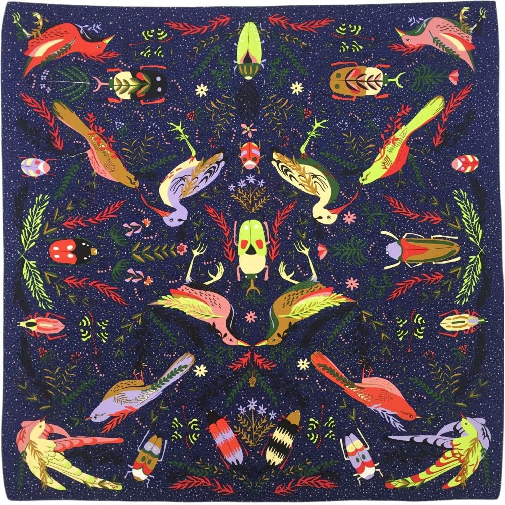 Julunar Silk Like Head Scarf for Women - Satin Large Hair Scarves - 35" Square Silk Hair Wrap for... | Amazon (US)