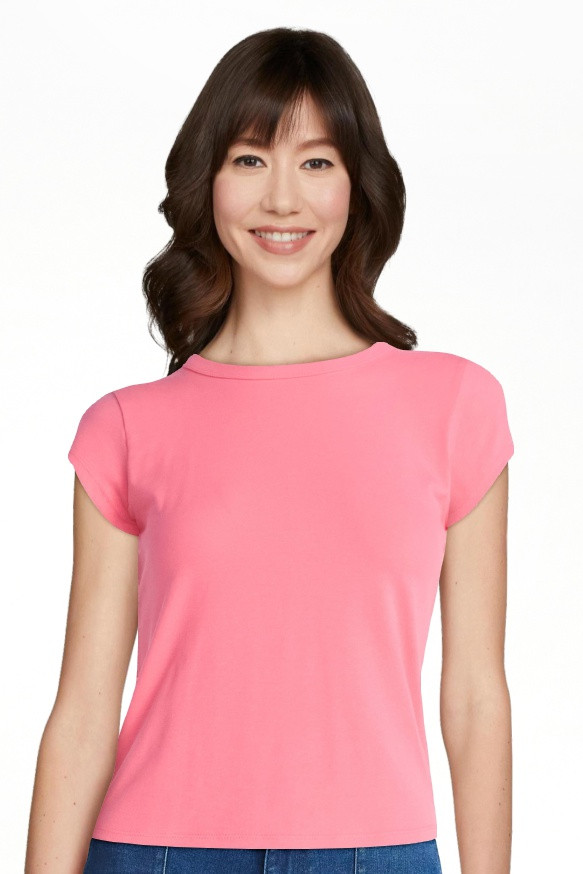 Free Assembly Women's and Women's Plus Cap Sleeve Tee, Sizes XS-4X | Walmart (US)