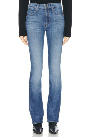 MOTHER The Insider Sneak Jeans in Blue | FWRD 