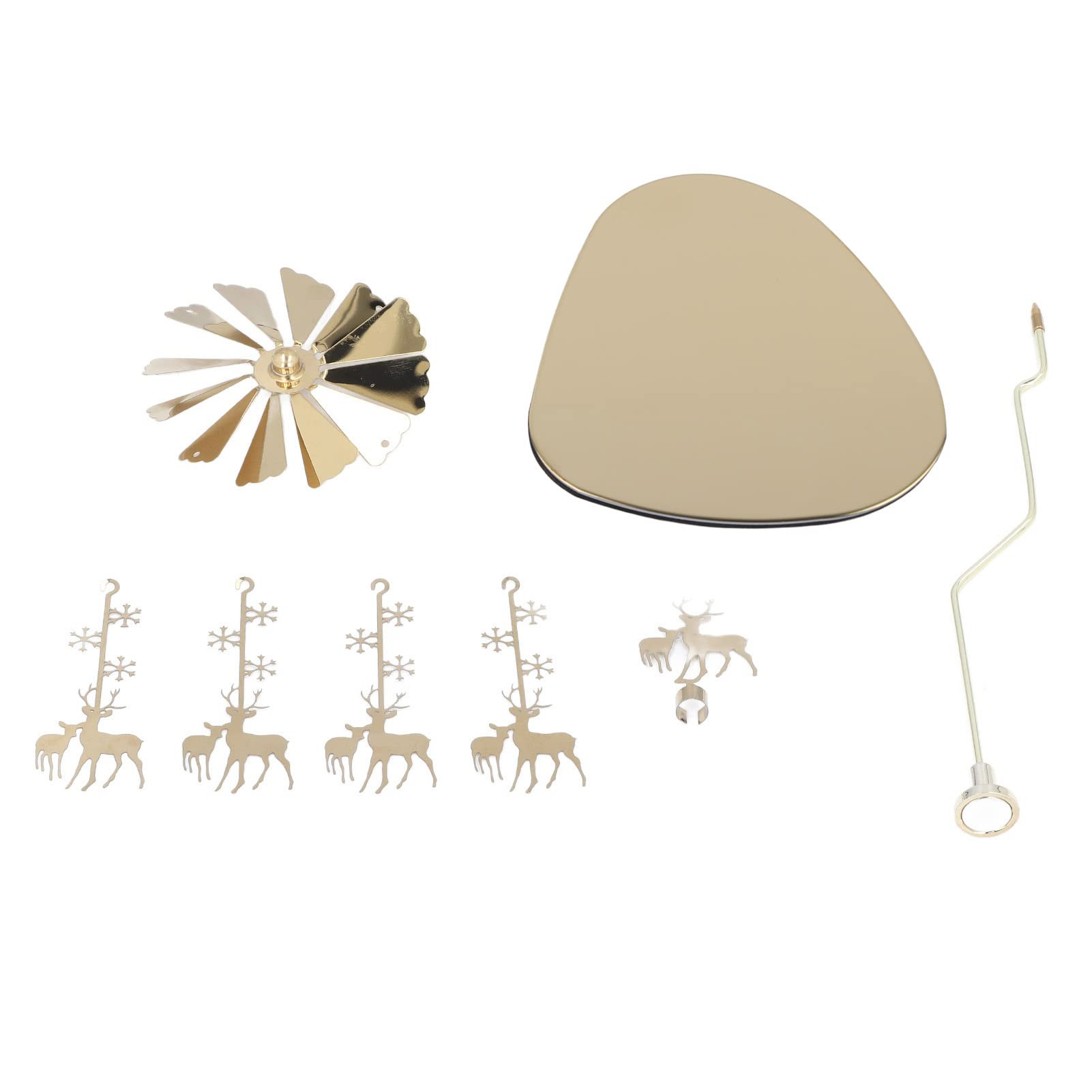 Spinning Candle Holder, Round Triangle Tray Romantic Stainless Steel Rotating Aromatherapy Wind C... | Amazon (US)