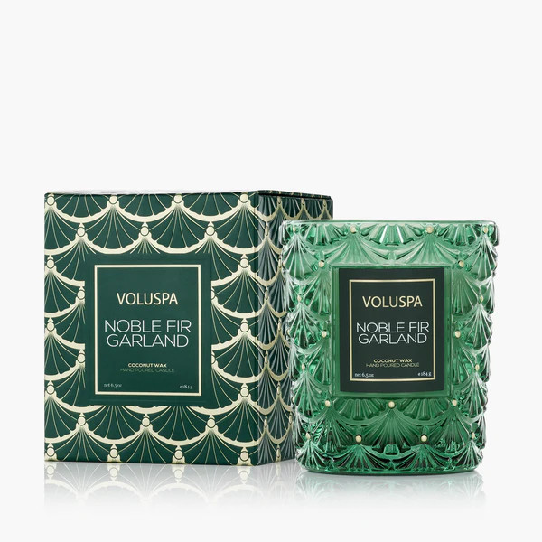 Noble Fir Garland - Classic Candle | Voluspa