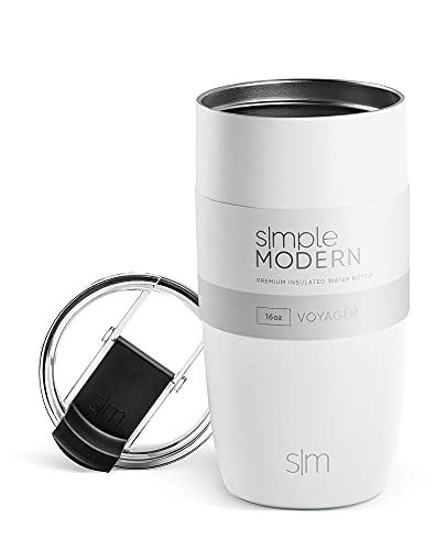 Simple Modern Travel Coffee Mug Tumbler with Clear Flip Lid | Reusable Insulated Stainless Steel The | Amazon (US)