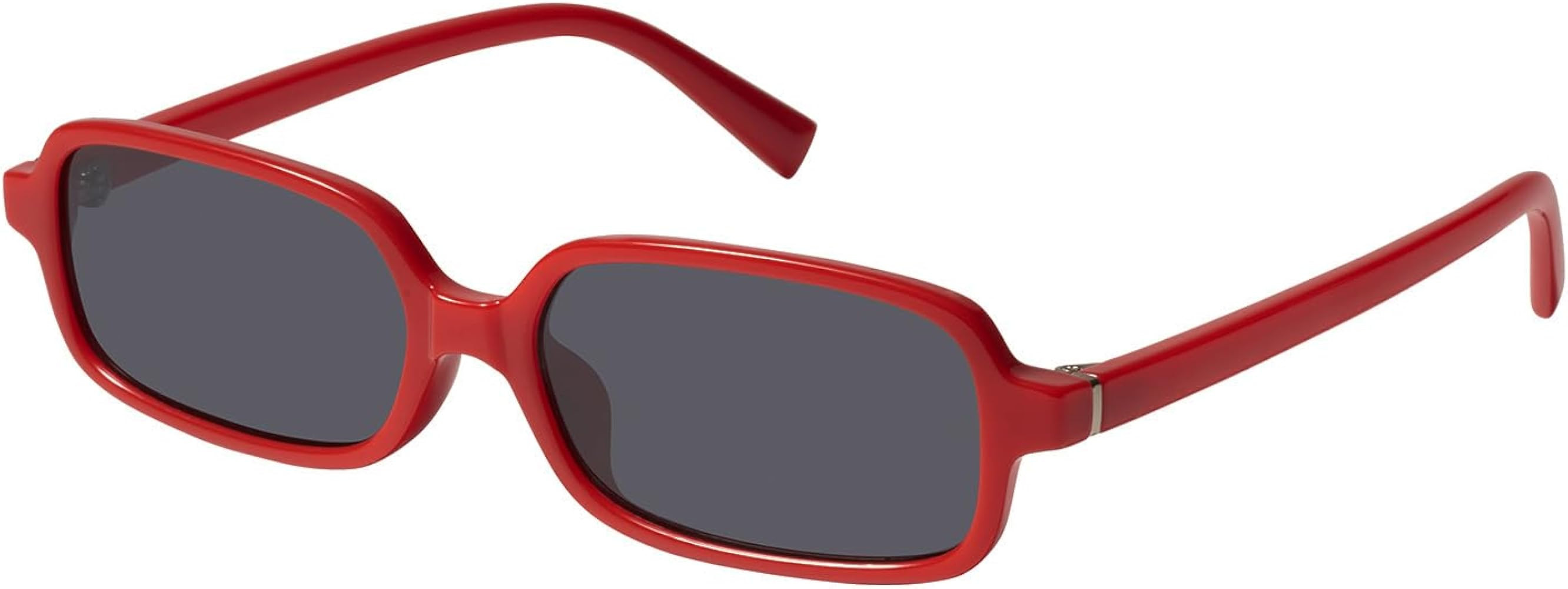 mosanana Trendy Rectangle Sunglasses for Women Retro 90s Style Small Narrow MS52479 | Amazon (US)