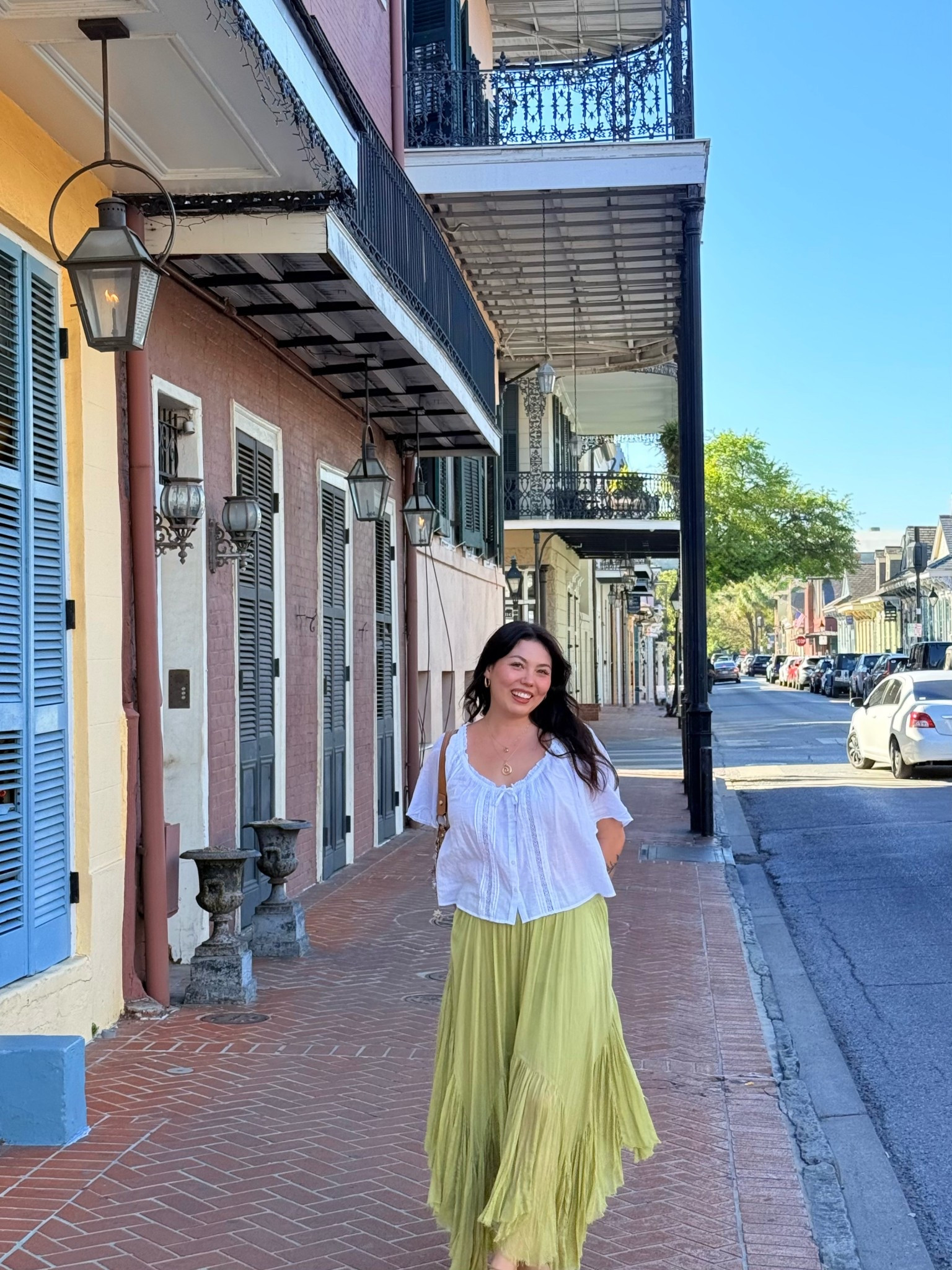 size large top, skirt is fp one clover skirt