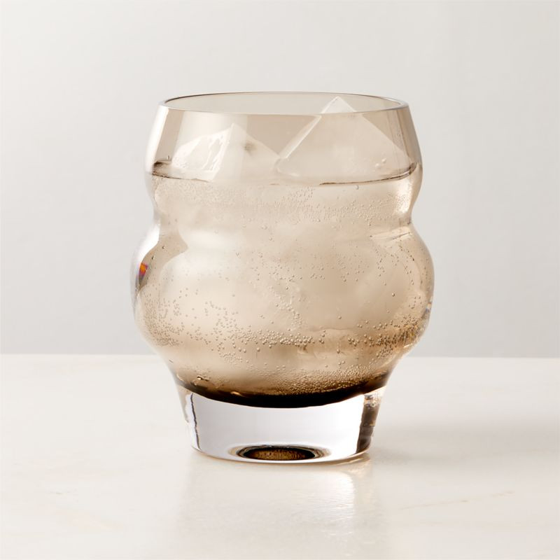 Omari Smoked Double Old-Fashioned Glass + Reviews | CB2 | CB2