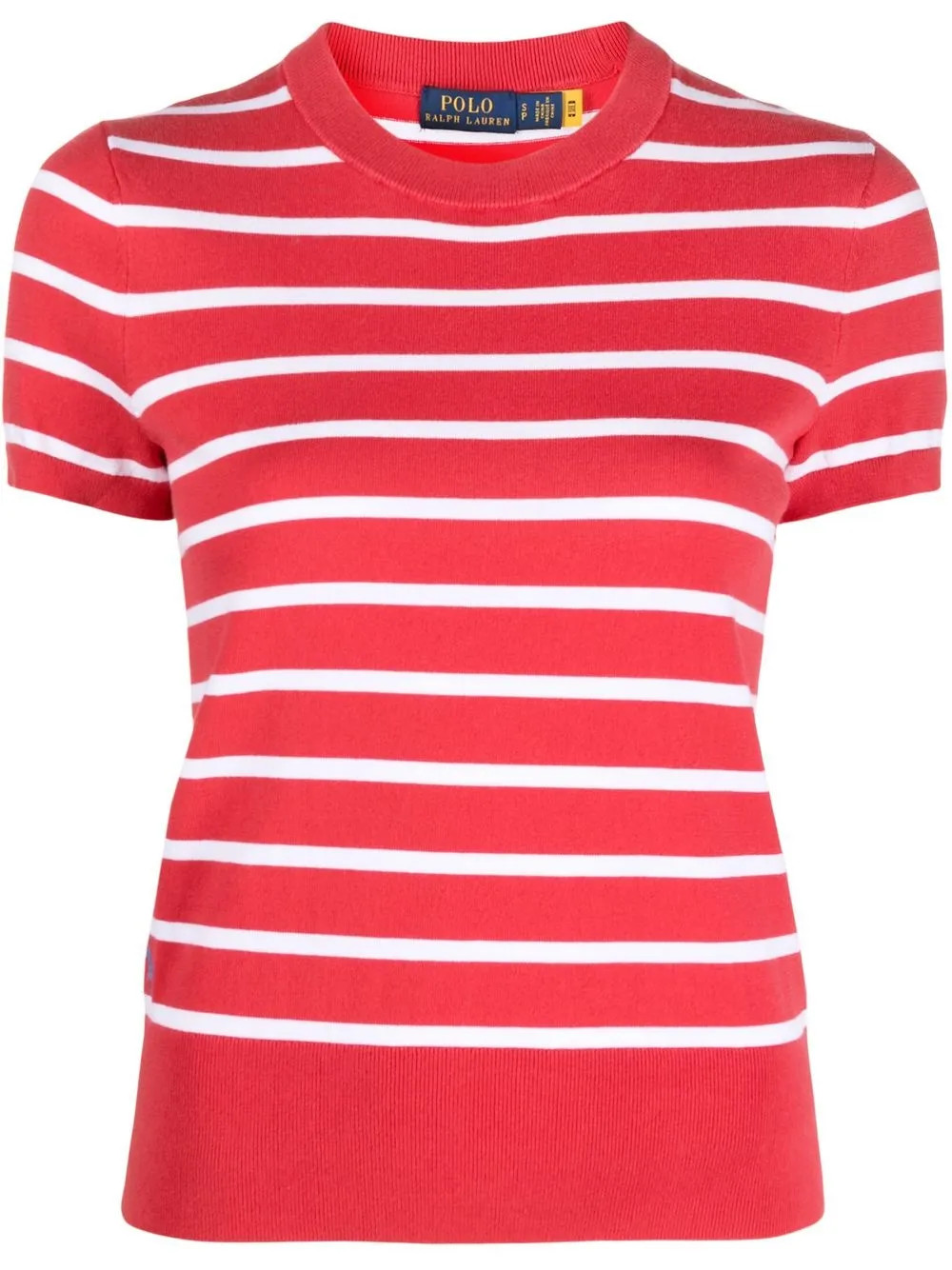 stripe detail knitted top | Farfetch Global