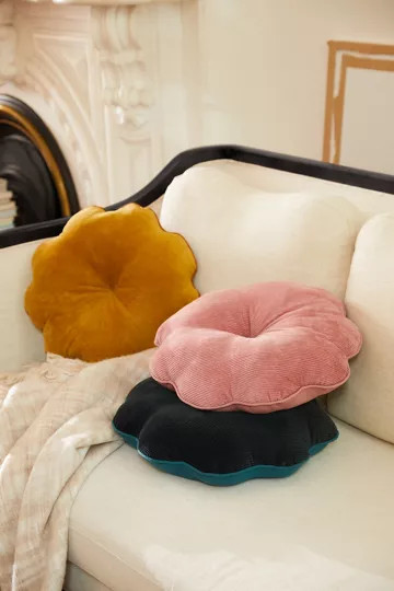 Dahlia Corduroy Throw Pillow | Urban Outfitters (US and RoW)
