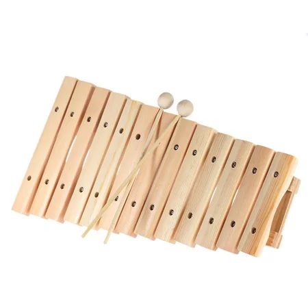 Musical Xylophone Piano Wooden Instrument for Children Kids Baby Music Educational Toys with 2 Malle | Walmart (US)