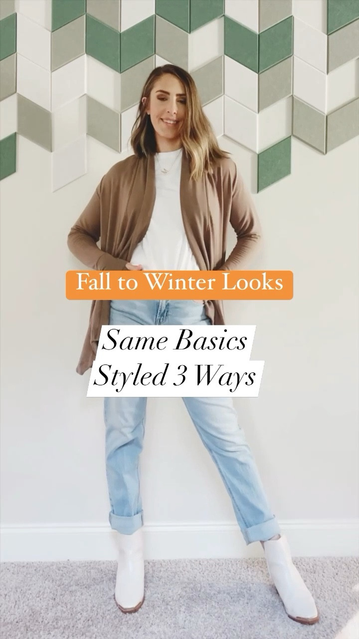 Style a basic jeans and tee 3 ways with me! By adding a layer and some cute boots, you can transition this basic style to a chic fall to winter look!

Old Navy | Athleta | LuLuLemon | Yellow Box Shoes | Pranayama Wrap | Boyfriend Jeans | Tall Women Fashion | White Love T-shirt | White Boots | Sherpa Wedge Boots | Boot Sneakers | Shacket | Fedora | Fall Fashion | Winter Fashion | size 6 fashion | size 6 | size 8 fashion | size 8 | Tall girl outfit | tall girl fashion | midsize fashion size 8 | midsize | tall fashion | tall women 

#tallwomenfashion #tallgirlfashion #runningerrands

Which one is your favorite? Let me know in the comments!