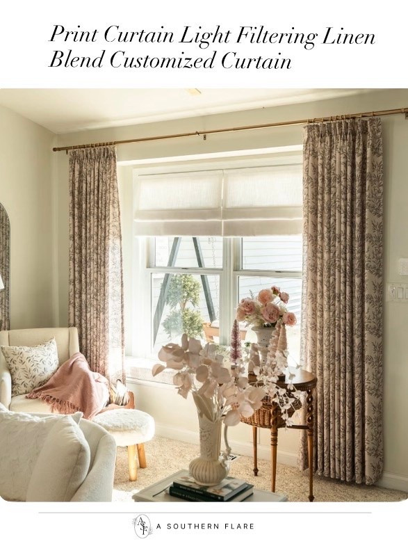 Gorgeous custom curtains for your living space. Perfect blend of style and function! #HomeDecor #Curtains / Home Accessories