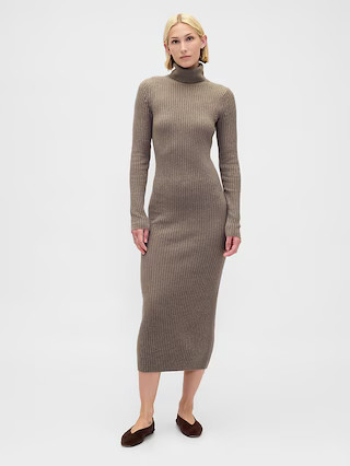 CashSoft Turtleneck Maxi Sweater Dress | Gap (US)
