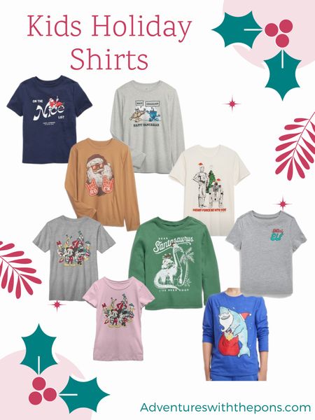 Holiday Shirts for Kids

#LTKSeasonal #LTKHoliday #LTKkids