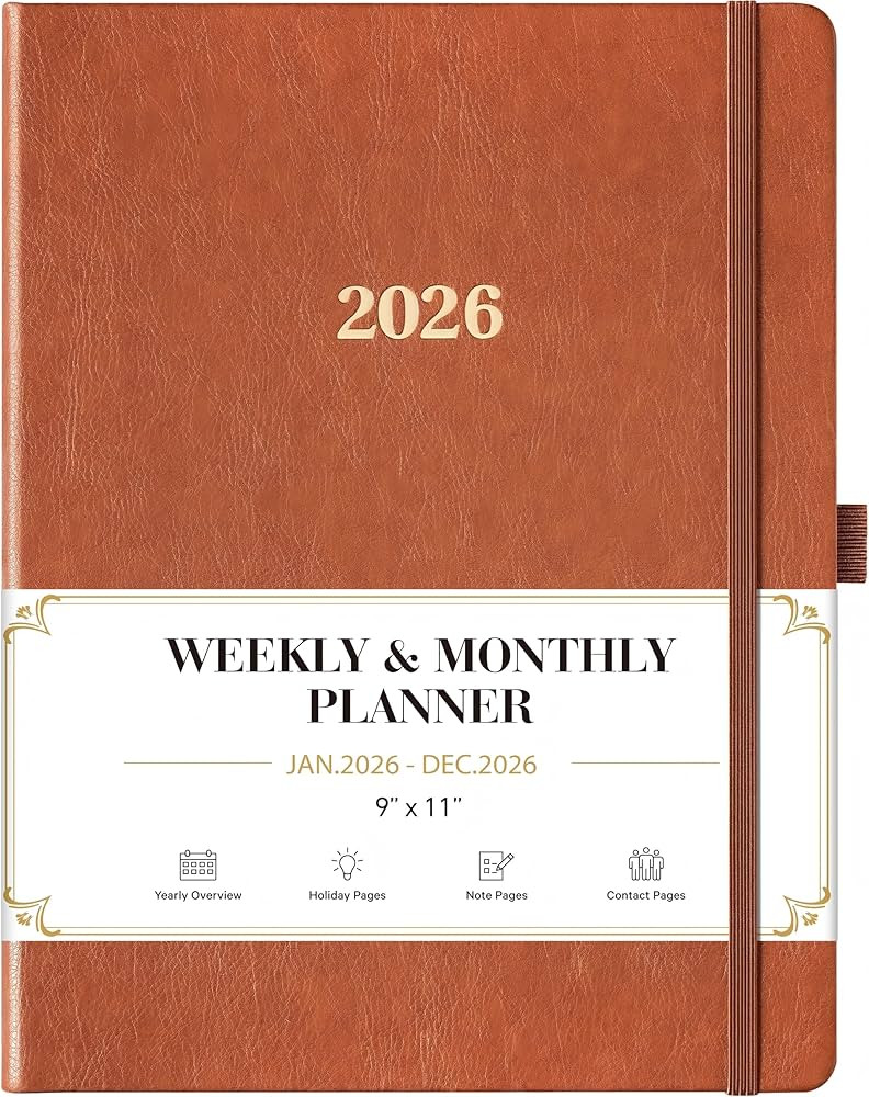 2026 Planner - 2026 Planner Weekly and Monthly, Jan.2026 - Dec.2026, 9" x 11", Weekly Monthly Pla... | Amazon (US)