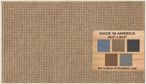 WaterHog Rubber Backed Mat for Indoor/Outdoor - Slip-Resistant Entryway Protection for Front Door... | Amazon (US)