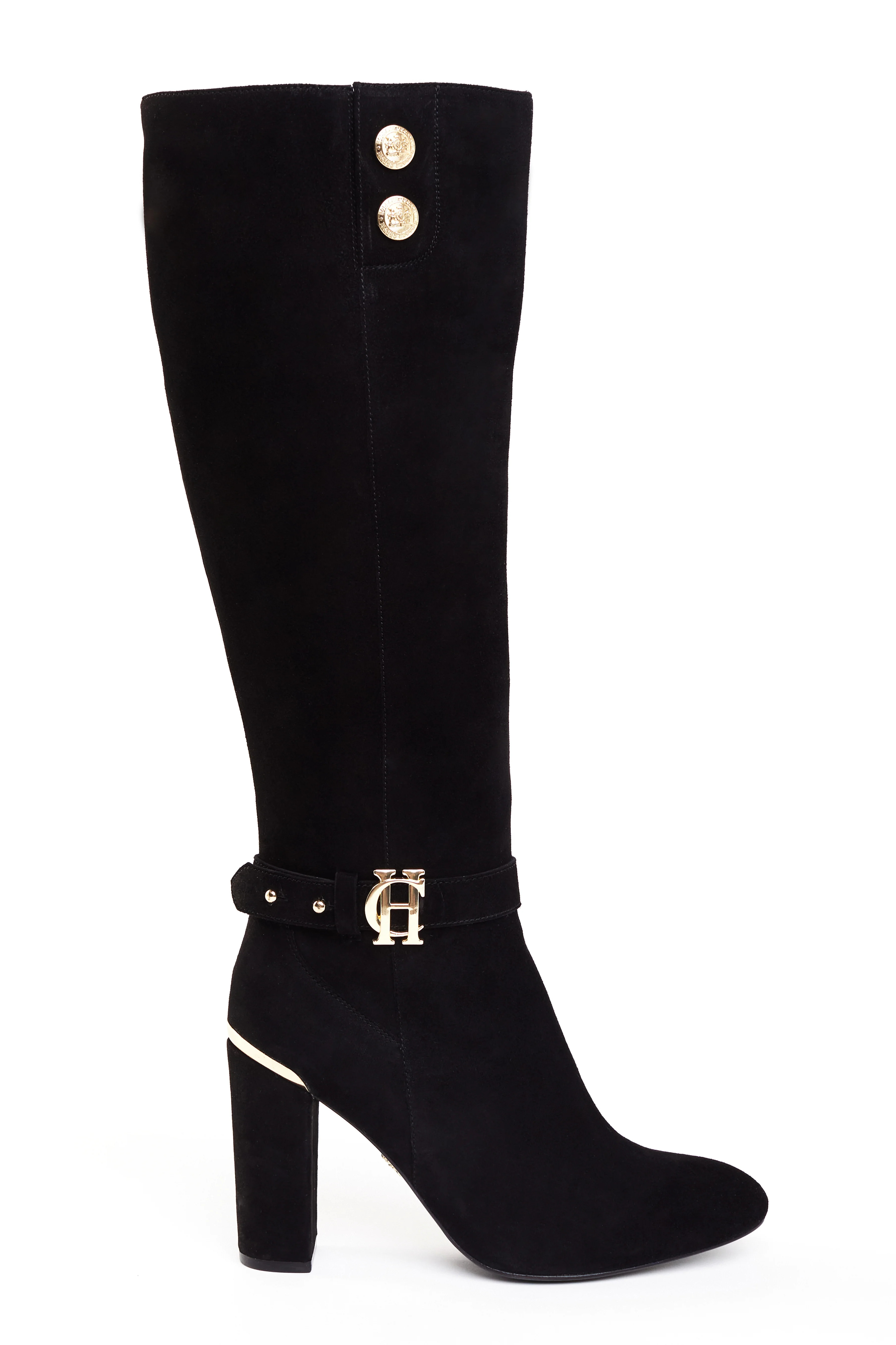Marlborough Knee Boot (Black) | Holland Cooper