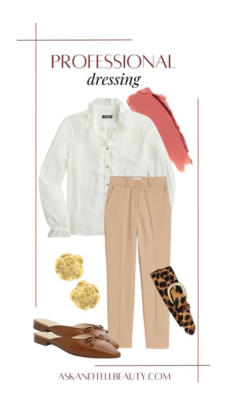 PROFESSIONAL DRESSING // A chic  & polished look featuring versatile pieces that can be worn time & time again with ease 

Slacks - size up at least one 

Professional style, workwear look, work outfit, workwear style, office style, meeting look, classic style, minimal style 

#LTKworkwear #LTKFind #LTKstyletip
