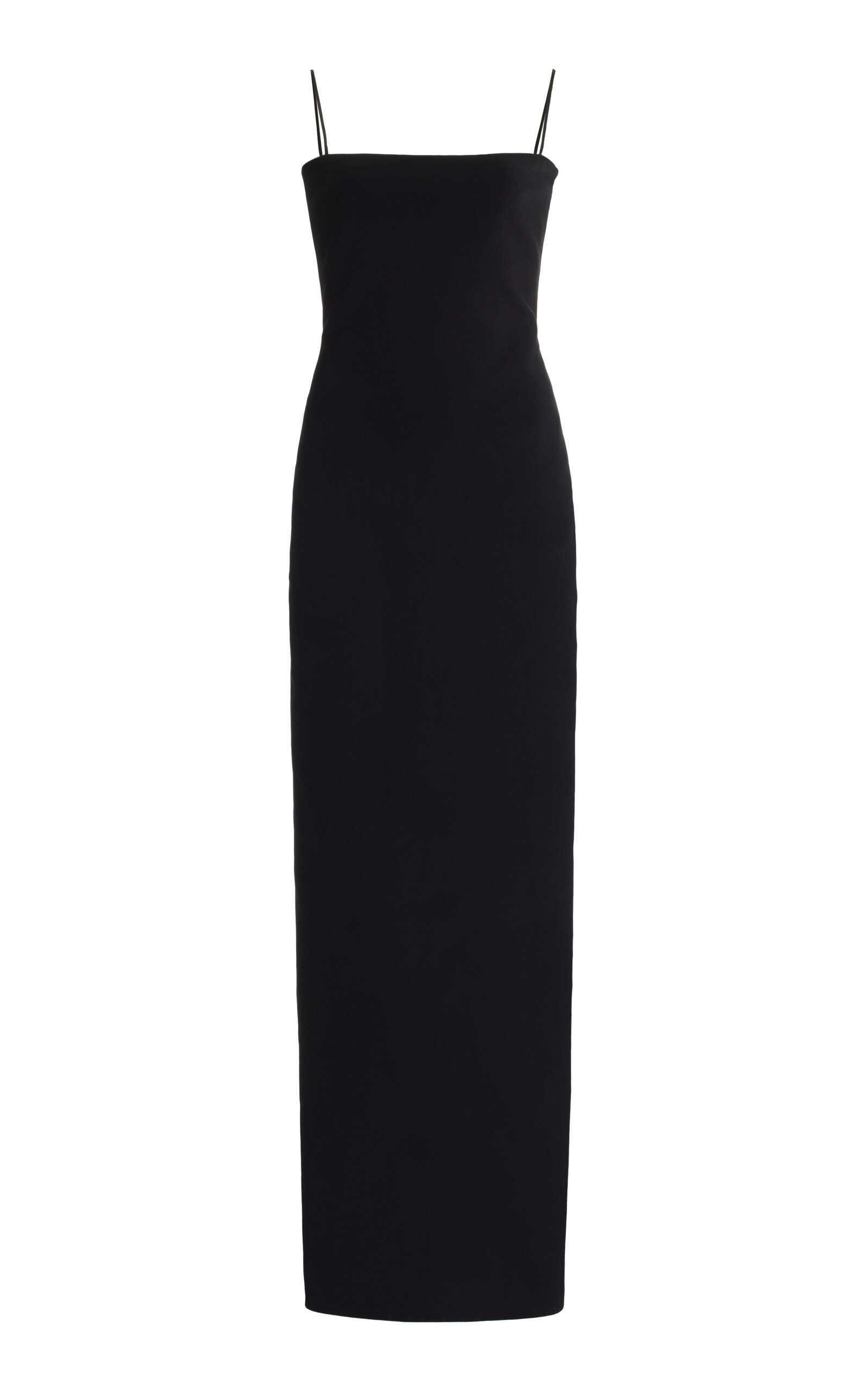 The Row - Women's Sauble Square-Neck Maxi Dress - Black - M - Moda Operandi | Moda Operandi (Global)