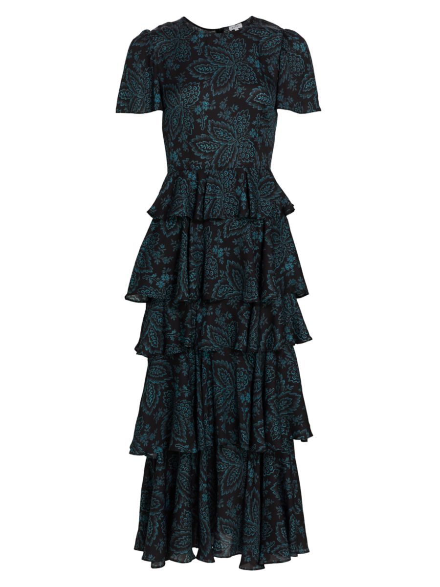 Serena Tiered Midi-Dress | Saks Fifth Avenue