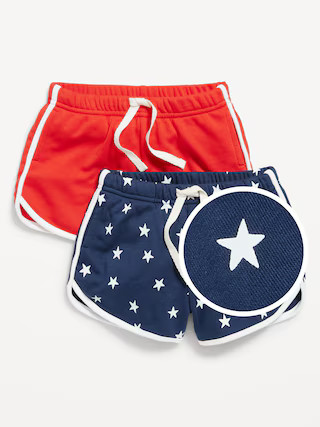 Functional Drawstring French Terry Pull-On Shorts for Toddler Girls | Old Navy (US)