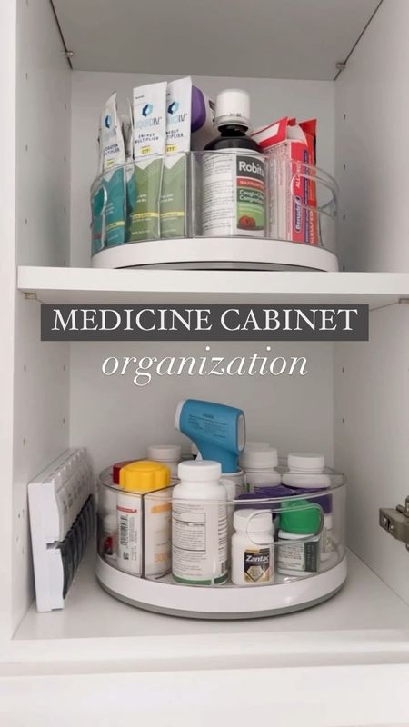 Medicine Cabinet Organization
These Amazon Lazy Susan turntables with removable compartments are the perfect way to organize your medicine cabinet. 


#LTKVideo #LTKhome #LTKfindsunder50