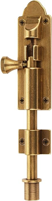 Antique Copper Barrel Bolt Buckle Heavy Duty,Vintage Solid Brass Thickened Door Latch，Furniture... | Amazon (US)