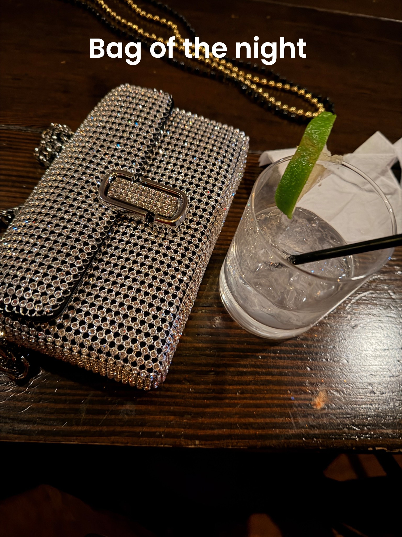This was my pick for last night’s party, the Marc Jacobs crystal bag. Perfect for evening events when you only need the essentials: phone and cardholder. It adds just the right amount of sparkle without overpowering your look.

If you’re looking for a chic night-out bag that feels special but still functional, this one is such a good option. Linked here ✨

#LTKOver40 #LTKSaleAlert #LTKstorytime