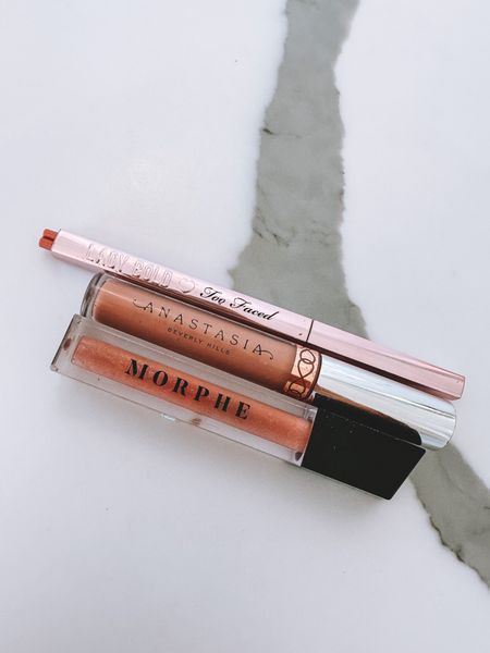 Favorite nude lip combo : liner: lead the way / color: pure Hollywood / gloss: frose 