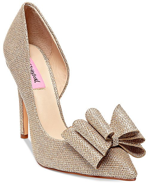 Betsey Johnson Prince d'Orsay Evening Pumps & Reviews - Pumps - Shoes - Macy's | Macys (US)