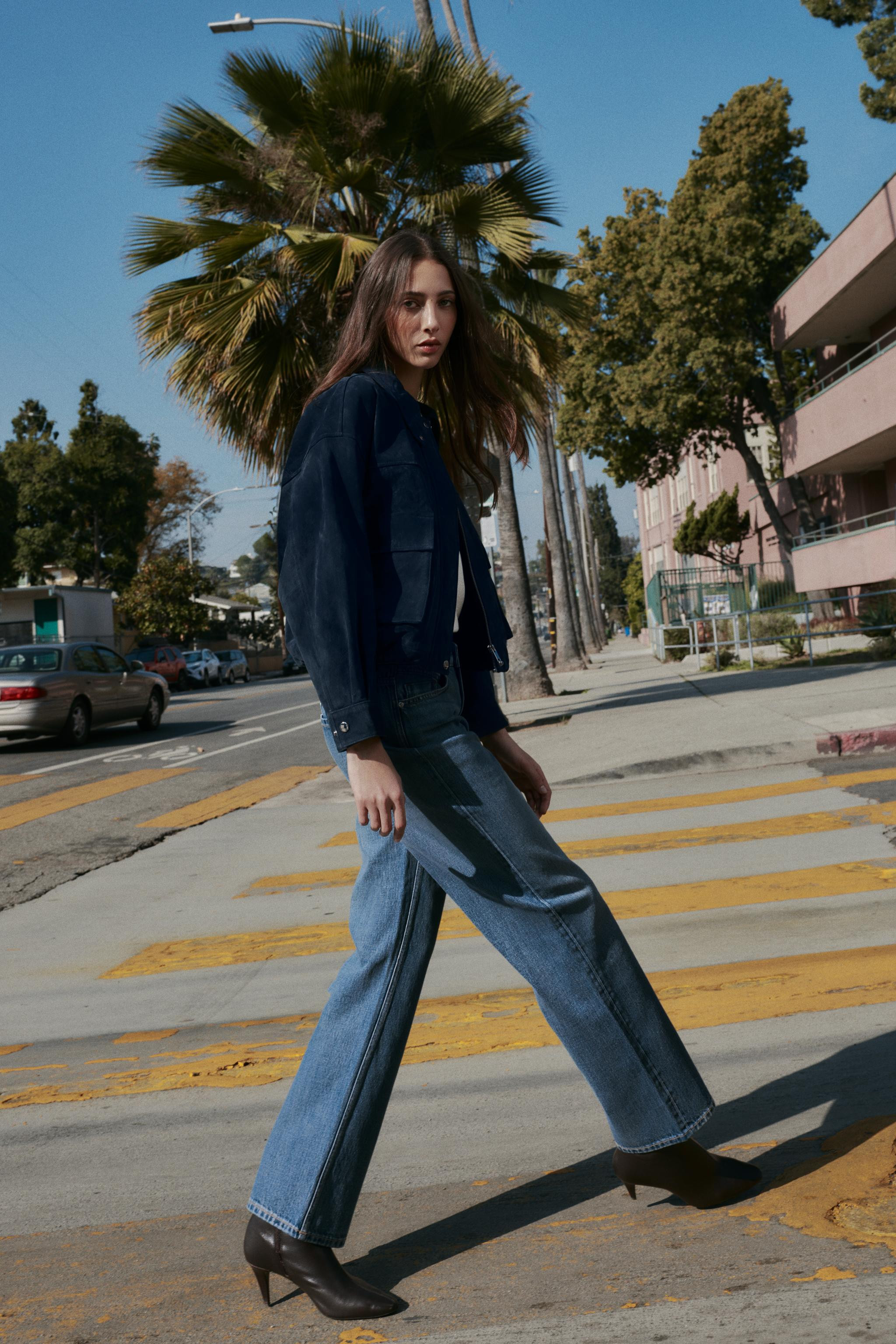 100% LEATHER BOMBER JACKET | Zara US