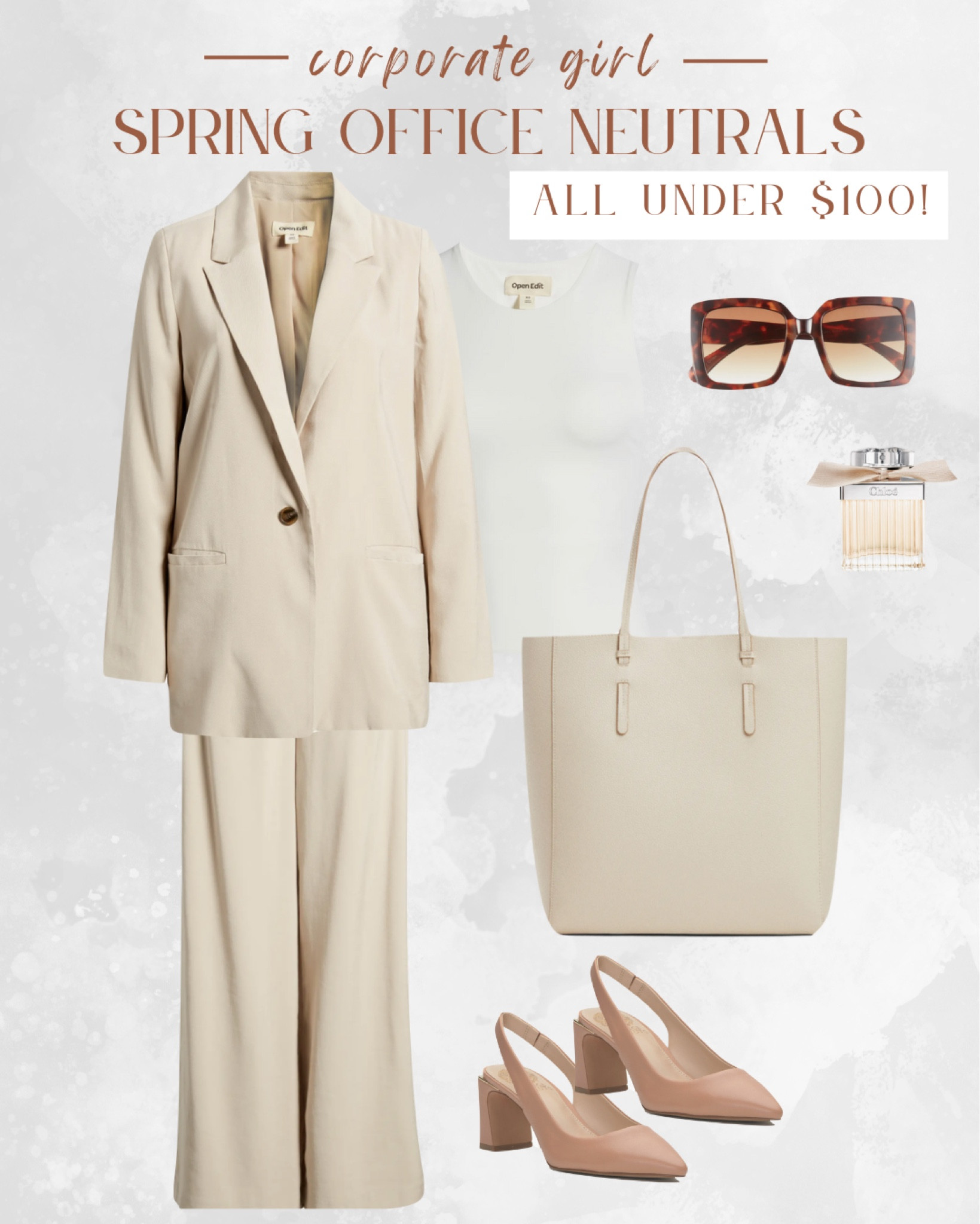 Chic & Affordable Workwear with Nordstrom New Arrivals. Budget-friendly work outfits, each piece under $100. Neutral blazer and dress pants. The perfect spring look on a budget. Elevate your spring office wardrobe effortlessly with Nordstrom's affordable staples. Workwear spring staple pieces under $100  

#LTKworkwear #LTKSeasonal #LTKSpringSale