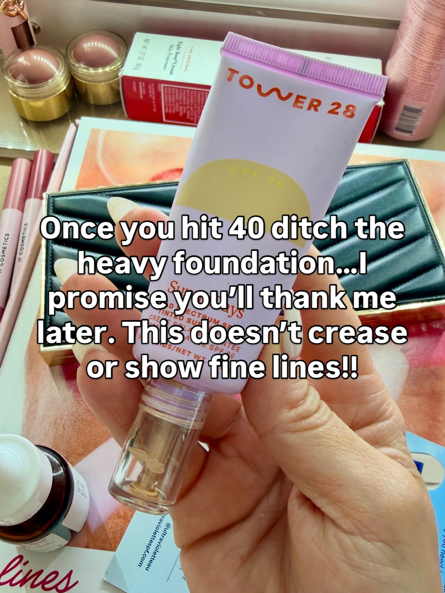 this foundation is perfect for mature skin!
-
makeup, beauty, skincare, makeup over 40, makeup over 50, mature skin, grwm, sephora, ulta 

 #LTKgrwm #LTKmomlife #LTKBeauty