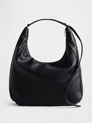 Vegan Pebble Leather Slouchy Bag | Gap (US)