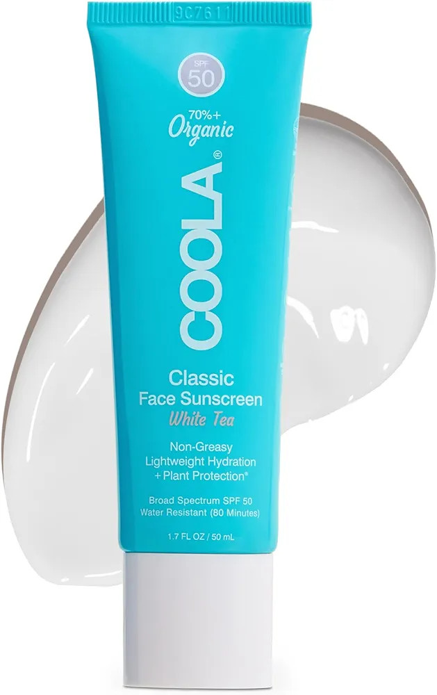 COOLA Organic Face Sunscreen SPF 50 Sunblock Lotion, Dermatologist Tested Skin Care for Daily Pro... | Amazon (US)