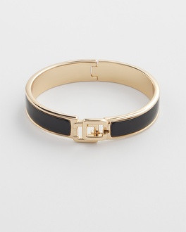 Black Chico's Click Bangle | Chico's