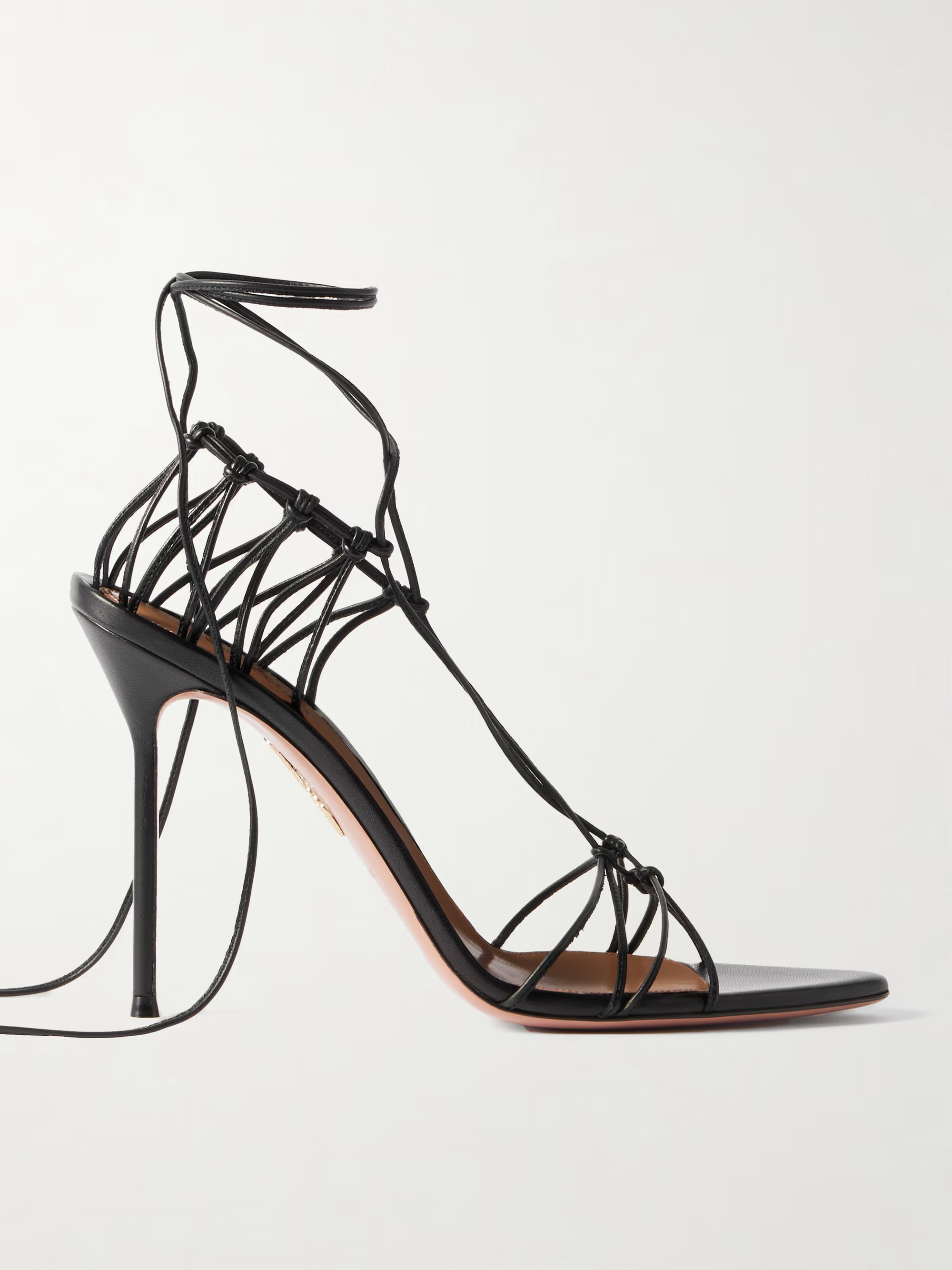 + Alex Rivière 105 cutout leather sandals | NET-A-PORTER (UK & EU)