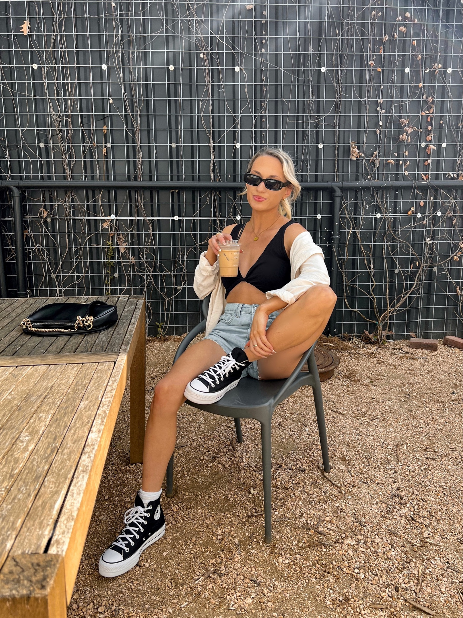 $25 top from Urban Outfitters — size S (TTS)
Shorts from Target - size 2 (TTS)
Converse - size down half a size

// crop top spring break, button down style, spring outfit ideas, casual outfit, IG post 

#LTKshoecrush #LTKstyletip #LTKunder100