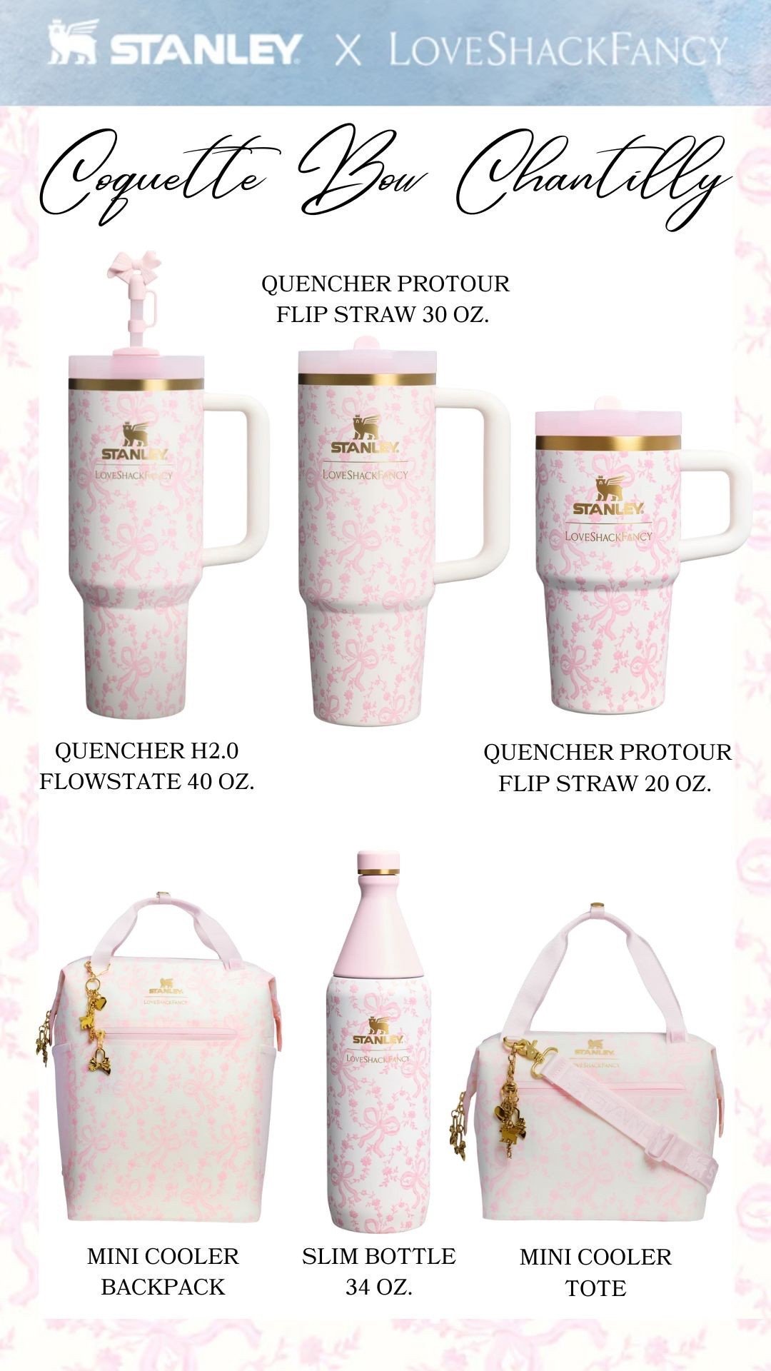 Stanley x Love Shack Fancy // quencher // tulbler // mini cooler backpack // mini cooler tote // gift idea 

#LTKGiftGuide #LTKHoliday