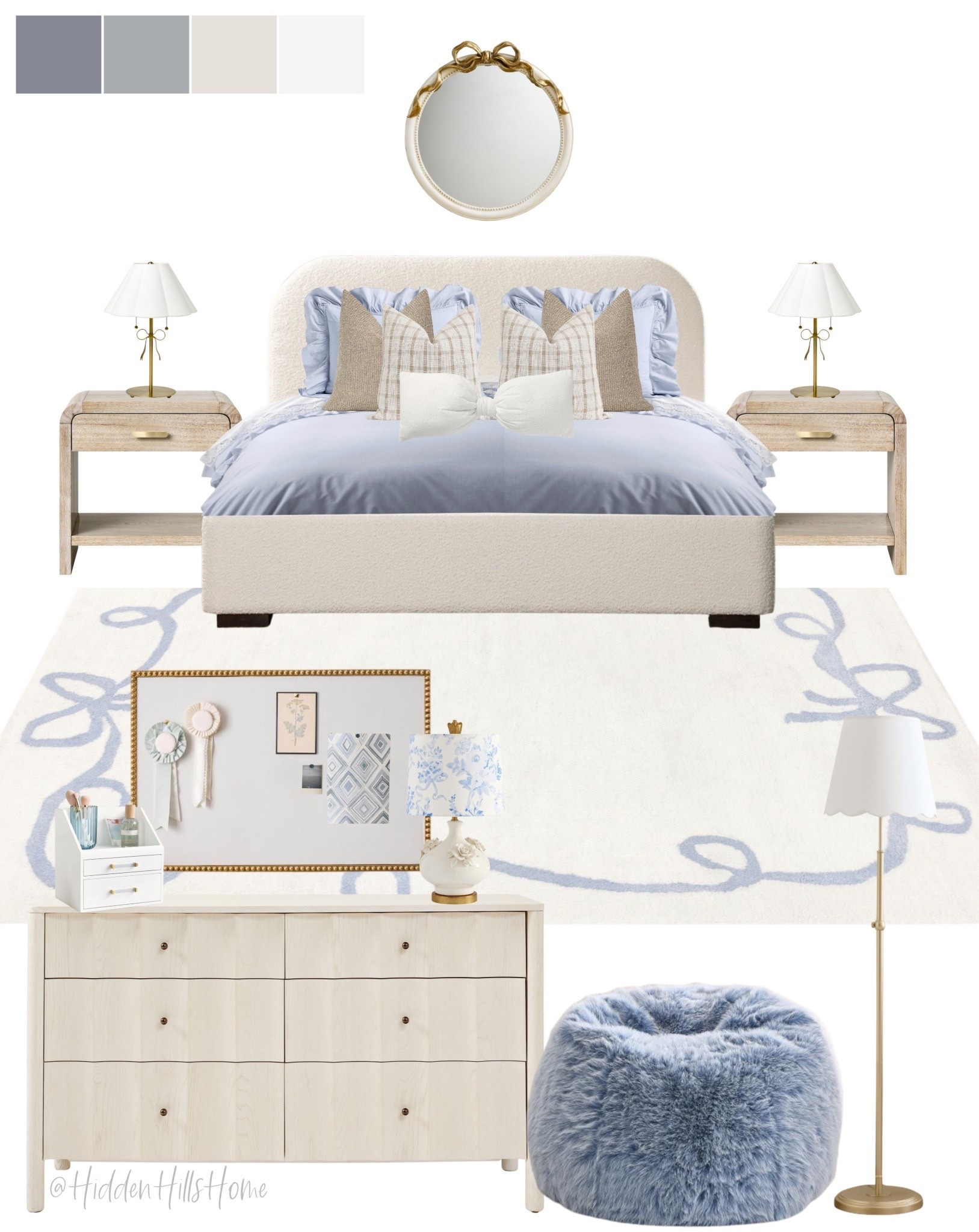 Preppy blue teen girls bedroom decor ideas, LoveShackFancy bedroom, girls bedroom ideas, teen girls room decor, blue girls bedroom, grand millennial kids room, preppy girls bedroom, cottage bedroom decor, pottery barn teen, feminine bedroom ideas, girls room mood board, home decor

#LTKHome #LTKSaleAlert #LTKKids