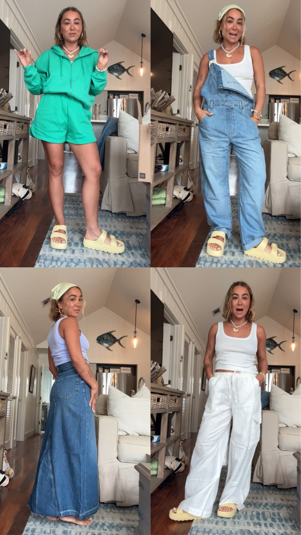 Gap spring haul! @gap #ad #howyouweargap 

Sizing:
Overalls: small
Green set: small
Denim skirt: normal size, 26
Linen pants: small
Tanks: small 


#LTKfindsunder100 #LTKfamily