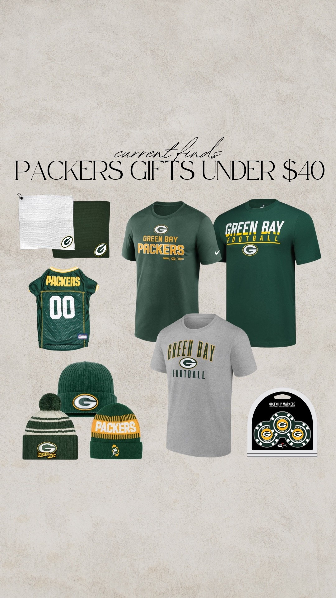 Green Bay Packer outfit, Green Bay Packer shirt, Green Bay Packer golf towel, golf markers, Green Bay packer hat, nfl hat, NFL Jersey, nfl shirt, dog jersey

#LTKFindsUnder50 #LTKSaleAlert #LTKGiftGuide
