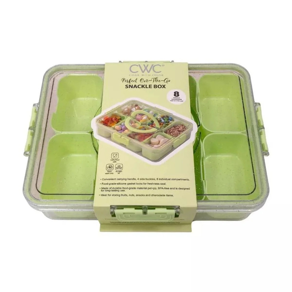 Cook With Color Sparkle Snack Box Food Storage Container | Walmart (US)