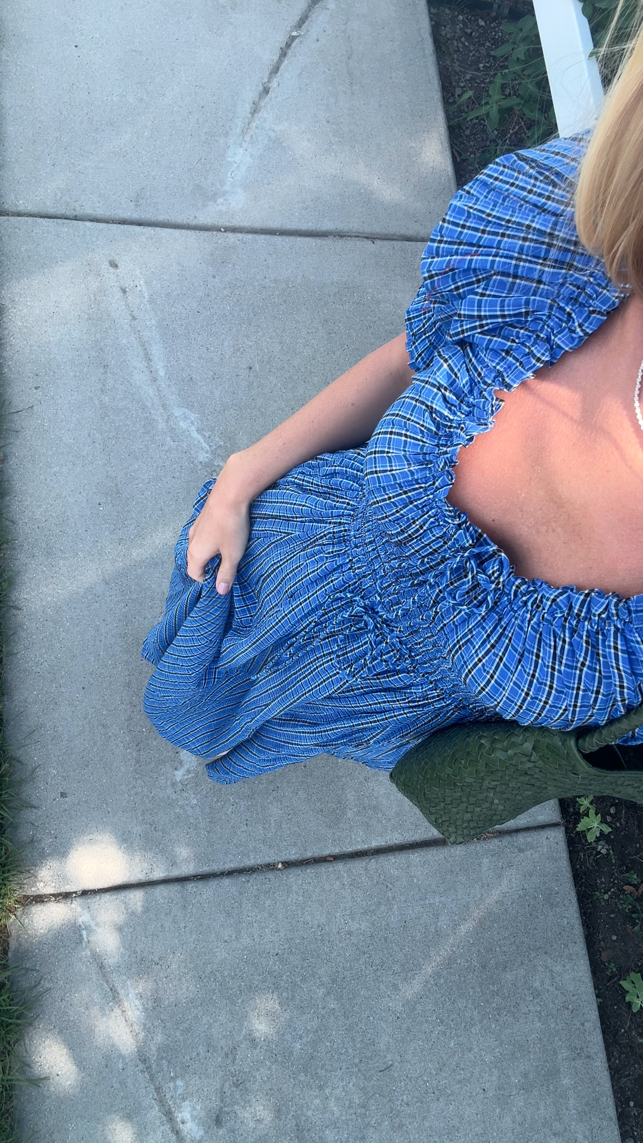 This pattern is sold out but linked the blue! My most worn dress!!