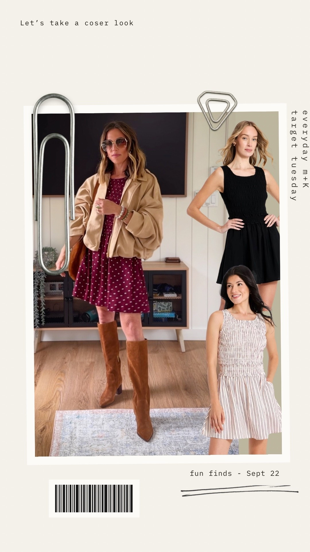 Dress: Xs
Boots fit TTS
Jacket small