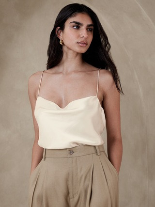 Charlotte Silk Camisole | Banana Republic (US)