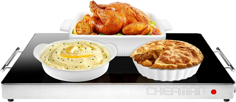 Chefman Electric Warming Tray with Adjustable Temperature Control, Perfect For Buffets, Restauran... | Amazon (US)