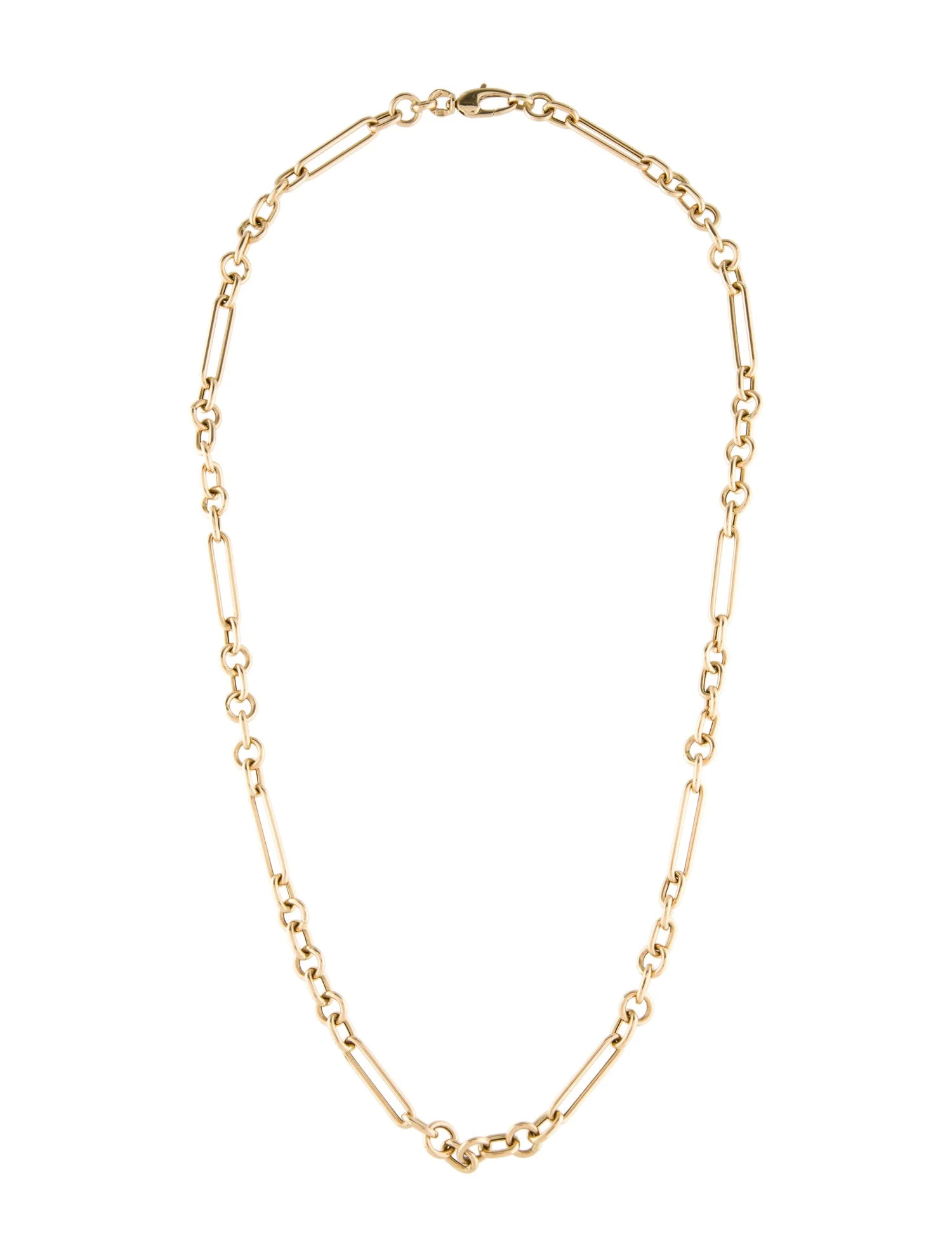 Necklace 14K Mixed Chain Link Necklace - Chain, Necklaces - NECKL325412 | The RealReal | The RealReal