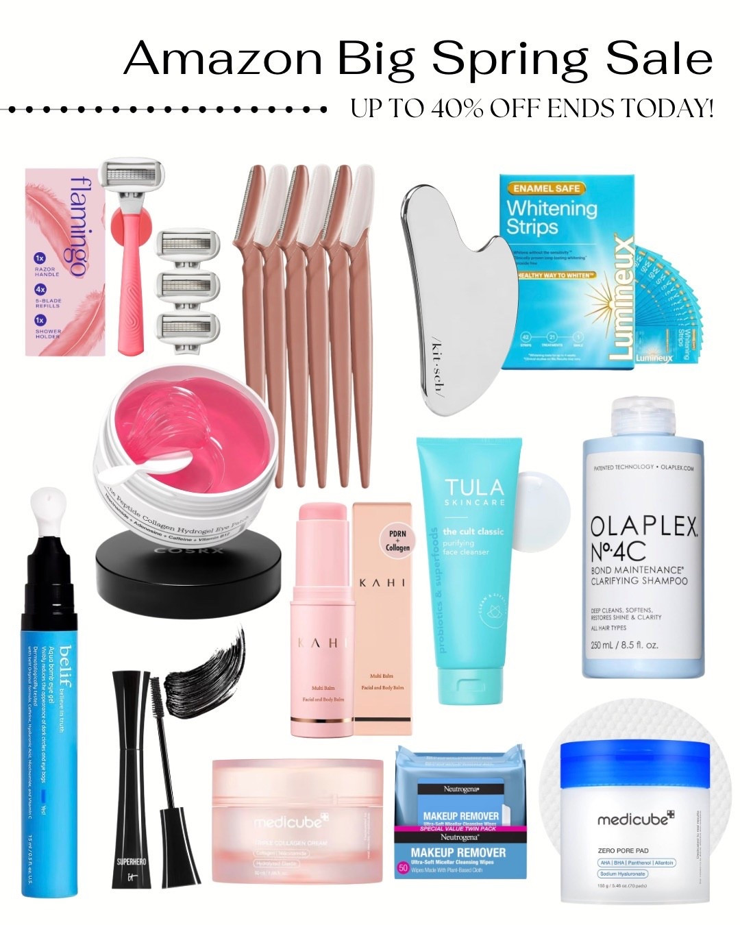 If your beauty routine has been feeling a little… blah this is your glow up moment.

Amazon.com’s Big Spring Sale ends TODAY and the beauty deals are so good right now. Kitsch has a ton of their viral hair essentials on sale, plus major skincare fave like Medicube, TULA, and more.

And let’s talk about belif Aqua Bomb Cooling Eye Gel for a second, because she earned that award 👏🏼 it’s a lightweight, gel-based eye treatment that instantly cools + hydrates, helps de-puff tired under eyes, and smooths everything out so you look way more awake than you actually feel.

Basically… if you’ve been wanting to upgrade your routine or restock your favorites, this is your sign.

#amazon #amazonsale #beautyfinds #beautymusthaves
