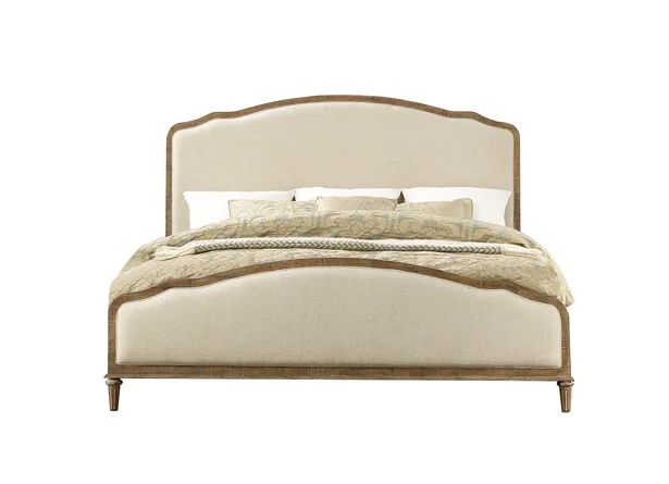 Three Posts™ Clintwood Solid Wood and Upholstered Low Profile Standard Bed | Wayfair | Wayfair North America